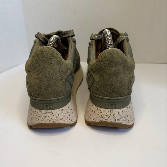 UGG Marin Logo Embossed Platform Sneaker in Burnt Olive - Picture 4 of 10